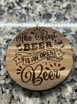 Custom wood coasters
