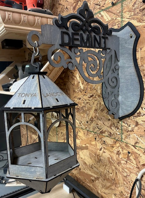 Wall Art Sign Lantern