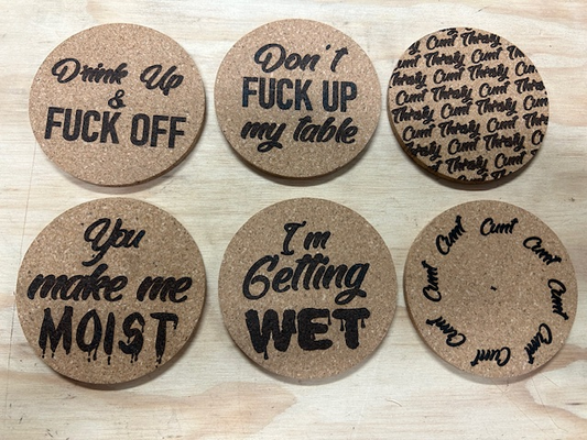 Custom Coasters (Adult Humor)